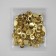 Installation button, alpha (S-shaped), d = 15 mm, gold color