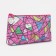 Cosmetic bag with lightning, pink/multi -colored color
