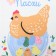 Set of kitchen. Flight of the Dolyana "Happy Easter" 2 pcs, 28x46 cm, mobbled, 100% HL, 160g/m2