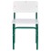 Children's growing chair "Fairy" "My Baby", 2-3 group, color white-green