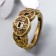 Souvenir brass "Cash ring - five emperors" 2.1x2.1 cm