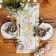 The path to the Ethel Tsveta table 30x70 cm, 100% cotton, sarzha 190 g/m2