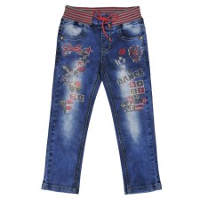 Jeans for girls, height 110 cm