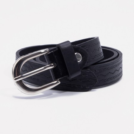 Building belt, width 2.1 cm, screw, buckle metal, black color