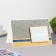 Postcard "Happy Anniversary!" embossing, strip, pattern, 14.8x10 cm