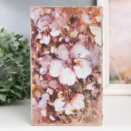 Safe Brush to the leatherette "flower garden. Retro" 21x13x5 cm-5