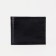 Male purse on the button, for bills, for cards, black color