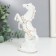 Souvenir Ceramics "Horse on the Highs" White with gold, 16x9x4.8 cm