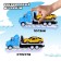 Inertial “tow truck” with a machine, mix