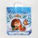 Package "Frosty Morning", polyethylene with a loop pen, 38x42 cm, 40 μm