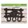 Blumen Haus hanger "Ranch", wall, decorative, 3 hooks, 16x25x3 cm