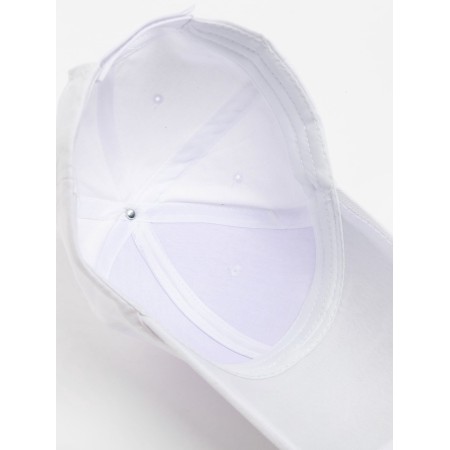 Men's cap male monophonic minku color white, rr 58-4