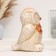 Piggy bank "Council" 18x18x25cm, beige