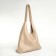 Women's bag on the magnet Textura, medium size, cosmetic bag, milk color