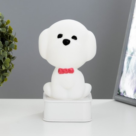 Night "Dog" LED from USB/batteries 4haa white 11.5x11x19 cm Risalux-9