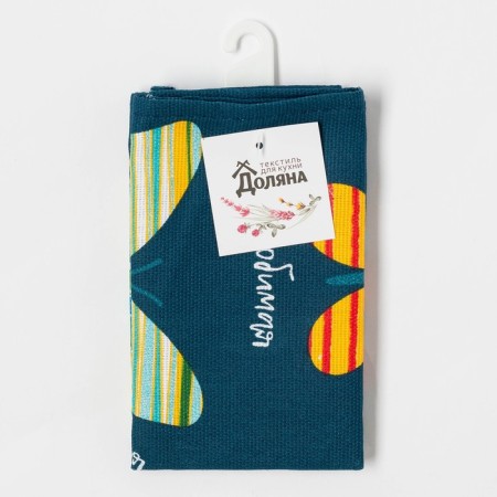 Kitchen towel "Rainbow butterflies" 35x60 cm-4