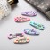 Invisibility for hair "Beatrice" (set 6 pcs) love, 5 cm, mix