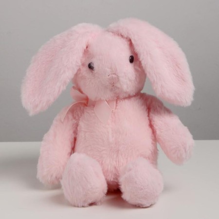 Soft toy "Bunny", 24 cm, pink color