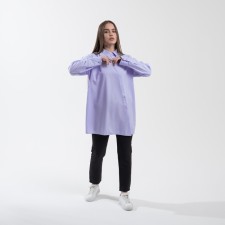 SL shirt, slanting bar, 42-44, lavender