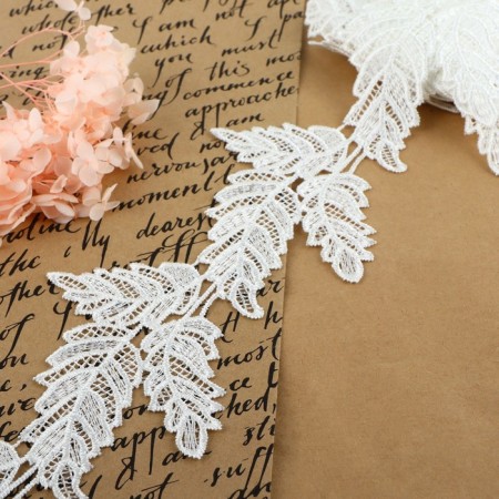 Lace Hypure, 100 mm × 6.8 ± 0.5 m, white color