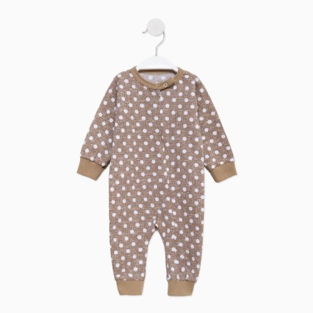 Combineson children, beige color/peas, height 56 ​​cm