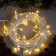 Garland “thread” 10 m, IP44, UMS, white thread, 100 LED, glow warm white, 220 V