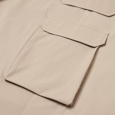 Women's skirt with Minaku pocket: safari beige color, rn 48-7
