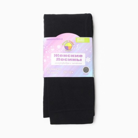 Losins women's microfibers with a pile of 260 DEN, Black color, size 3-5