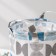Basket for storage with handles of the share "sand", 21 × 21 × 20 cm, blue color
