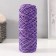 Knitting cord 35% cotton, 65% polypropylene 3 mm 85m/160 ± 10 g (lavender/purple)