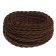 Bironi wire, 2*1.5 mm2, twisted, brown color 1CT-50M