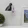 Sconces in the outlet "Classic" 1x10W E27 black 10x14.5x25 cm