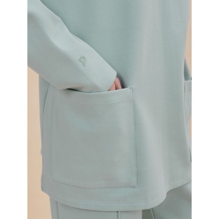 Female hoodies, size m, color menthol-3