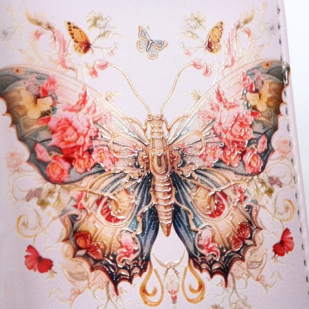 Кошелёк на молнии, цвет белый-3