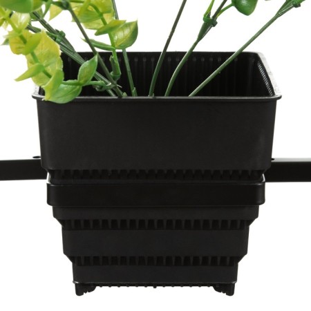 Lamp Bayerlux "Square" Black 1x40W E27 12x34x48 cm-6
