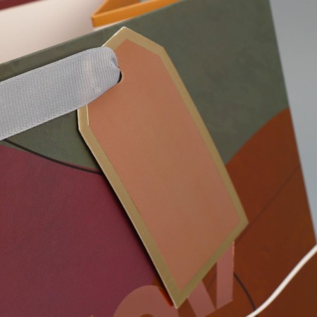 Gift package laminated, packaging, "Happiness", 25.4 x 30.5 x 12.7 cm-3