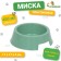 Plastic bowl 17 x 17 x 5 cm, 400 ml, olive