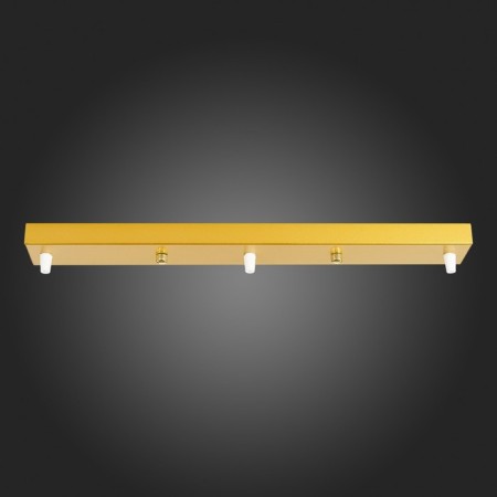 Ceiling fastening for 3 lamps (rectangular) ST LUCE. SL001.213.03. SL001, 50x6 cm, golden color-2