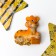 Magnet Polystone "Tigerok-Malysh on gold coins" MIX 6x2x5.5 cm