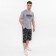 Male shorts, sea wave camouflage, size 48