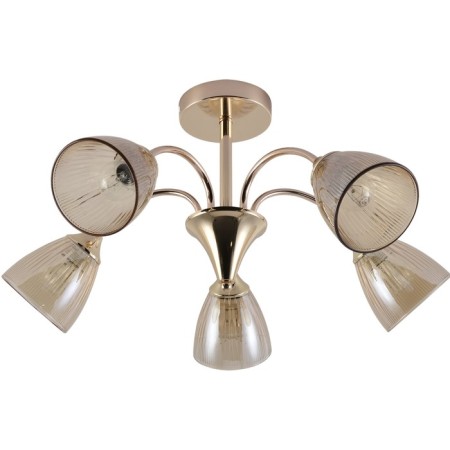 Lamp on the ESCADA rod, 1129/5p. 5x60W, e27, 590x590x290 mm, color gold-1