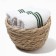 A set of decorative napkins Ethel Greenish 30x30cm., 3pcs, 100%HL.