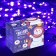 Garland “thread” 5 m, IP20, dark thread, 50 LED, purple glow, 8 modes, 220 V