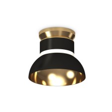 Lumber of the overhead Ambrella Light, XS8102061, GX53 LED 12 W, color black sand, yellow gold, transparent