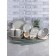 Elrington table set “Airgraph. Light graphite ", 17 objects