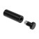 Remote holder for signs, 16x50 mm, black color, set 6 pcs.