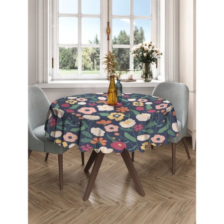 The tablecloth “Flower Field”, round, Saten, d = 150 cm-1