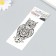 Tattoo on the body "Owl" 5.6x12 cm