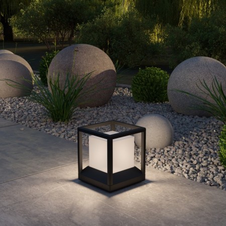 Landscape Light Outdoor O455FL-01GF, E27, 1x15 W, 227x227x255 mm, graphite-8