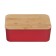 Khlebnitsa Oursson, 29.6 × 19.6 × 11 cm, with a cutting board, red